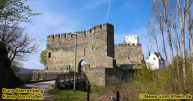 Burg Sterrenberg oberhalb von Kamp Bornhofen.